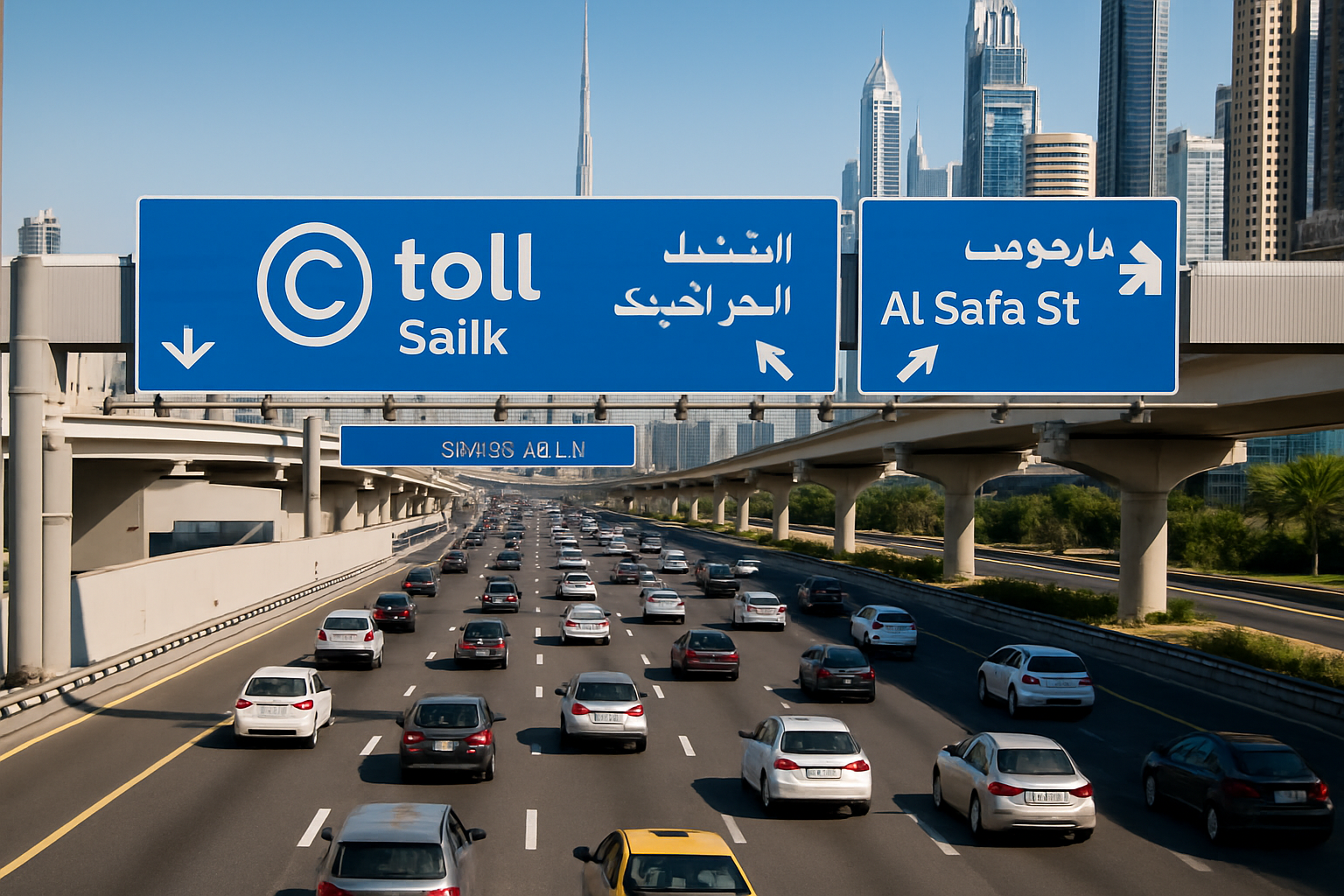 Efficient traffic flow on Dubai’s toll-managed roads